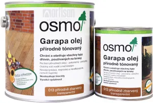 Osmo Terasový olej na GARAPA - prírodný 2,5 l 13 - prírodný