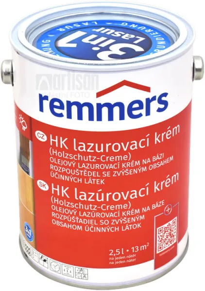 REMMERS HOLZSCHUTZ CREME - Lazúrovací olejový krém REM - eiche-hell 2,5 L