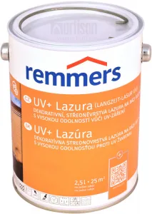 REMMERS UV+ LASUR - Dekoratívna strednovstvá lazúra REM - eiche hell 2,5 L
