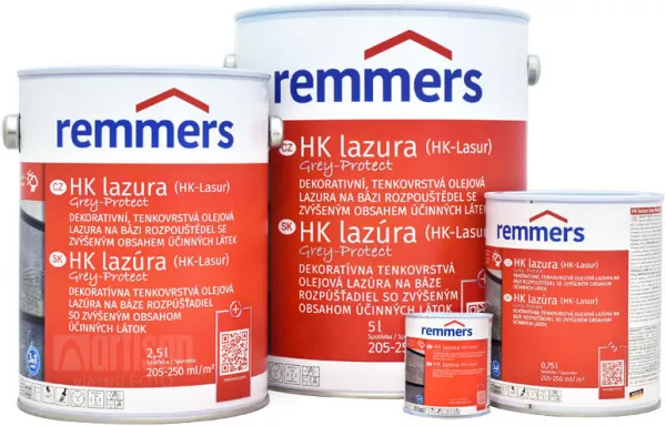 REMMERS Vzorkovník HK Lazúra Grey Protect - vejár