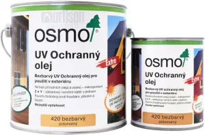 OSMO UV Olej Extra pre exteriéry 2.5 l Bezfarebný 420