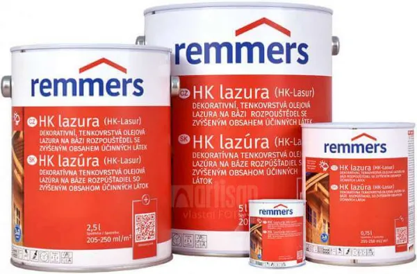 REMMERS HK lazúra - ochranná lazúra na drevo pre exteriér 10 l Pínia