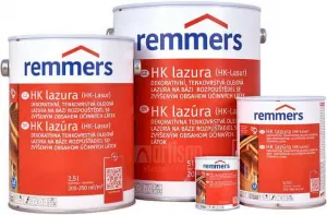 REMMERS HK lazúra - ochranná lazúra na drevo pre exteriér 10 l Pínia