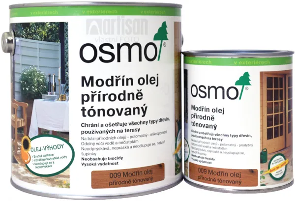 Osmo Terasový olej na ČERVENÝ SMREK (modřín) - prírodný 2,5 l 9 - prírodný