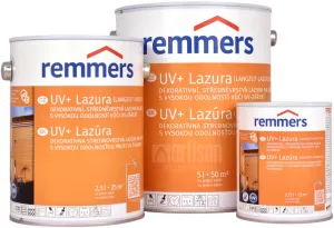 REMMERS UV+ LASUR - Dekoratívna strednovstvá lazúra REM - eiche hell 0,75 L