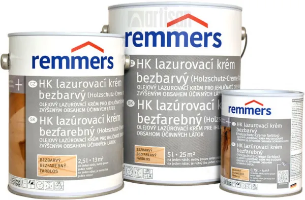 REMMERS HK lazúrovací krém 2.5 l Bezfarebný