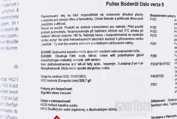 ADLER Pullex Bodenöl - terasový olej 2.5 l Java 50527