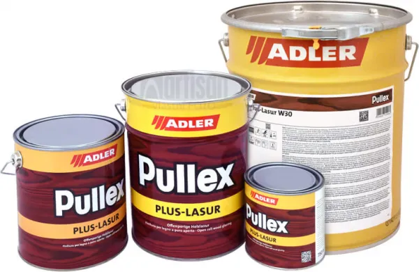 ADLER Pullex Plus Lasur - lazúra na ochranu dreva v exteriéri 0.125 l Palisander 50324