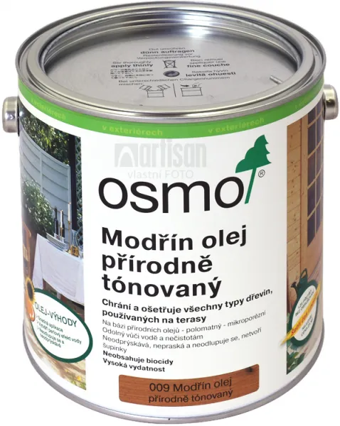 Osmo Terasový olej na ČERVENÝ SMREK (modřín) - prírodný 2,5 l 9 - prírodný