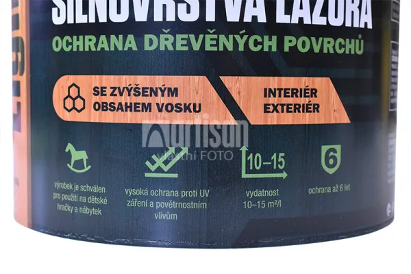 LIGNOFIX - silnovrstvová lazúra 0.75 l Pínia