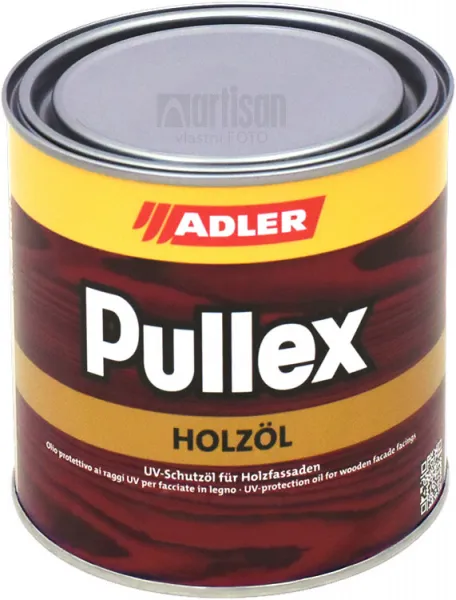 ADLER PULLEX HOLZÖL - UV ochranný olej na drevodomy a drevené obloženie 750 ml lärche - smrekovec