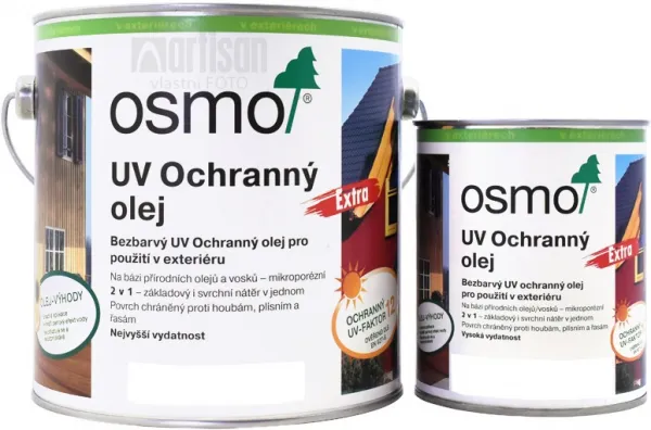OSMO UV Olej Extra pre exteriéry 0.125 l Dub 425