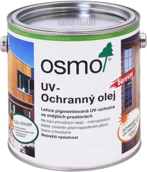OSMO UV Ochranný olej farebný extra 2,5 l 428 - céder