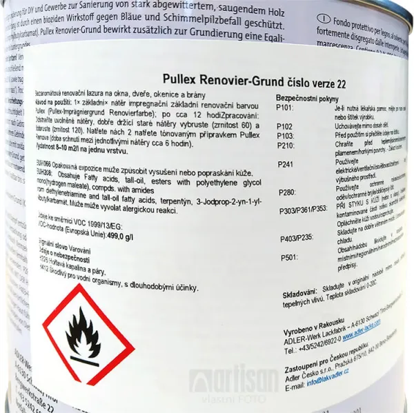 ADLER Pullex Renovier Grund - renovačná farba 5 l Smrekovec 50200