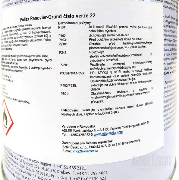 ADLER Pullex Renovier Grund - renovačná farba 5 l Smrekovec 50200