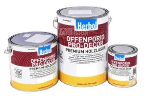 HERBOL Offenporig Pro Decor - univerzálna lazúra na drevo 2.5 l Orech 8405