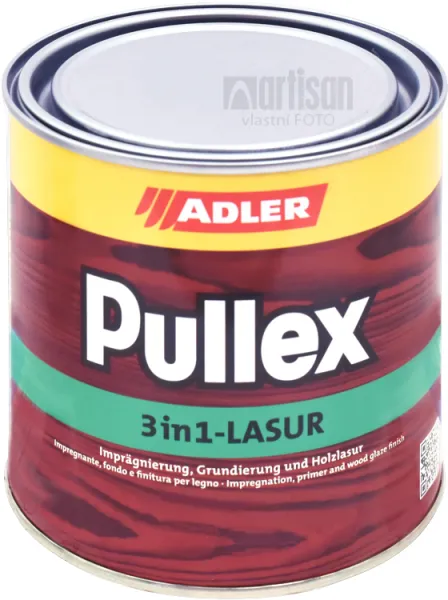 ADLER Pullex 3in1 Lasur - tenkovrstvová impregnačná lazúra 0.75 l Orech 4435050049