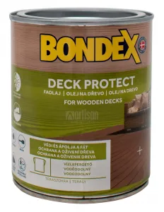 BONDEX DECK PROTECT - Ochranný syntetický napúšťací olej clear (bondex) 2,5 L