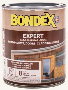 BONDEX EXPERT - Hrubovrstvá lazúra na drevo clear (bondex) 0,75 L