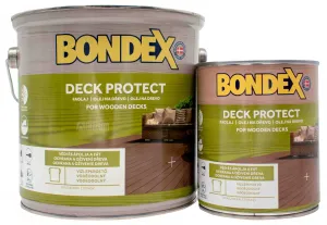 BONDEX DECK PROTECT - Ochranný syntetický napúšťací olej clear (bondex) 2,5 L