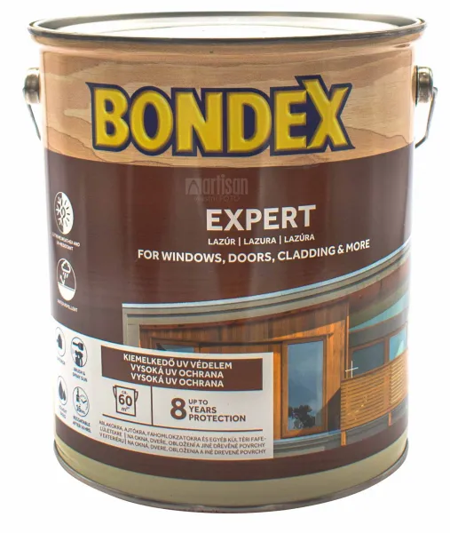 BONDEX EXPERT - Hrubovrstvá lazúra na drevo teak (bondex) 5 L