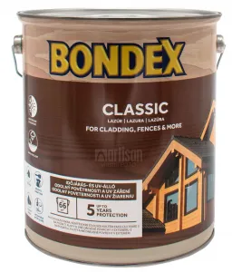 BONDEX CLASSIC - Tenkovrstvá syntetická lazúra na drevo teak (bondex) 5 L