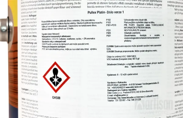 ADLER Pullex Platin - lazúra na drevo pre exteriér 2.5 l Achatgrau