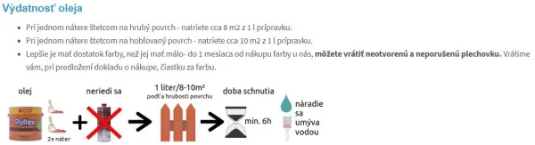 ADLER Pullex Aqua Terra - ekologický olej 2.5 l Modrá RAL 5002