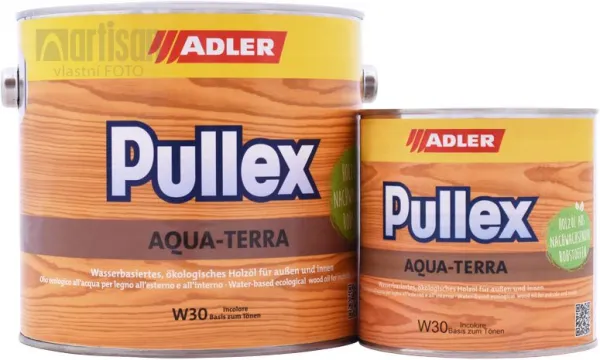 ADLER Pullex Aqua Terra - ekologický olej 2.5 l Modrá RAL 5002