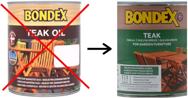 Olej BONDEX Exotic - Teak Oil 2,5L