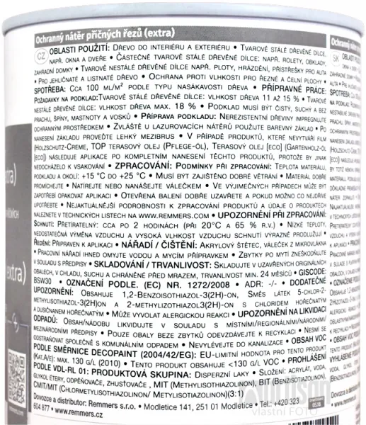 REMMERS Ochranný náter priečnych rezov extra 0.75 l