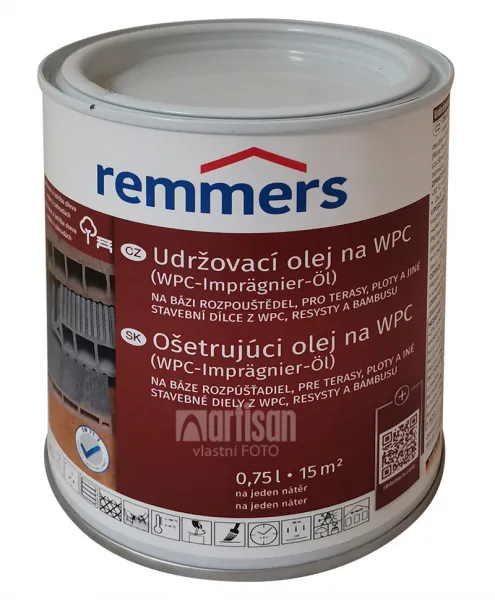 REMMERS - Ošetrujúci olej na WPC REM - farblos 0,75 L