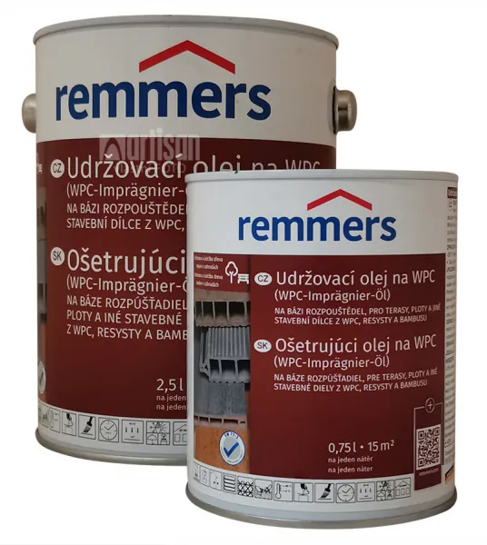 REMMERS - Ošetrujúci olej na WPC REM - grau 2,5 L