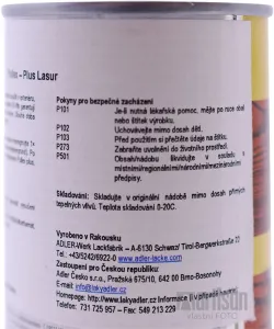ADLER Pullex Plus Lasur - lazúra na ochranu dreva v exteriéri 0.125 l Palisander 50324