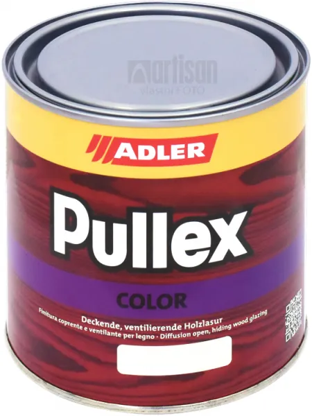 ADLER Pullex Color - krycia farba na drevo 0.75 l Kieselgrau / Štrková sivá RAL 7032