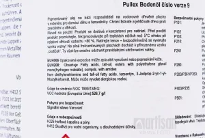 ADLER PULLEX BODENÖL - Terasový olej na všetky dreviny 750 ml farblos - bezfarebný