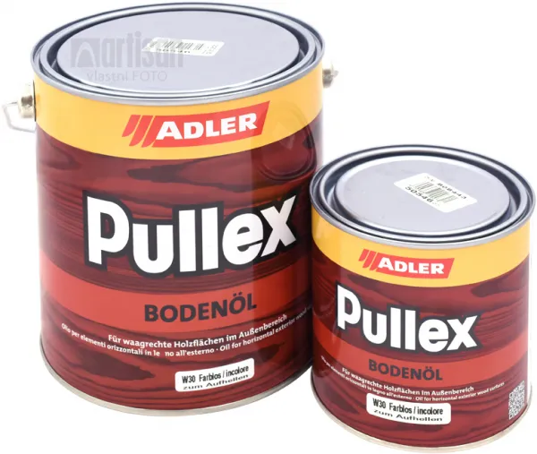 ADLER PULLEX BODENÖL - Terasový olej na všetky dreviny 750 ml farblos - bezfarebný