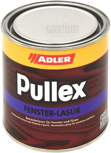 ADLER Pullex Fenster Lasur - renovačná lazúra na okná a dvere 0.75 l Cube ST 02/3
