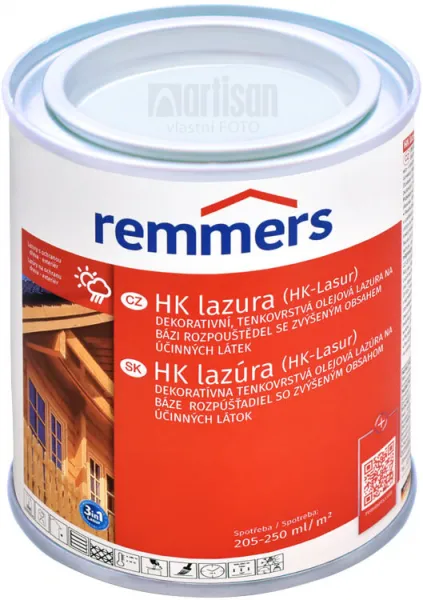 REMMERS HK lazúra - ochranná lazúra na drevo pre exteriér 0.1 l Palisander