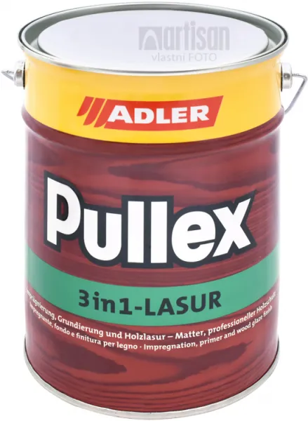 ADLER Pullex 3in1 Lasur - tenkovrstvová impregnačná lazúra 4.5 l Orech 4435050049