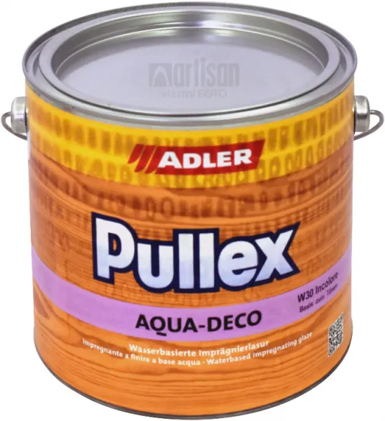 ADLER Pullex Aqua-Deco - vodou riediteľná impregnácia 2.5 l Bezfarebná