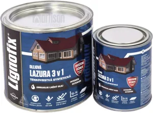Lignofix LAZÚRA 3v1 - olejová lazúra s biocidom 2.2 l Dub