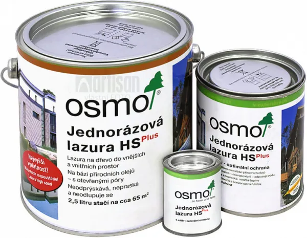 OSMO Jednorázová lazúra HS 0.005 l Orech 9261 vzorka