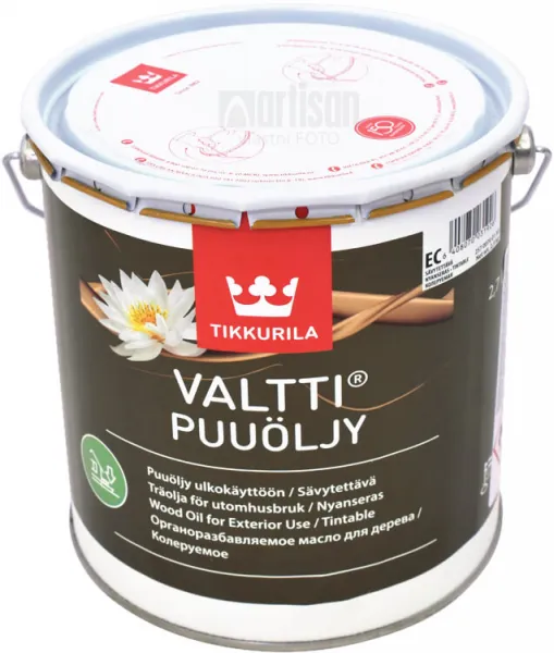 TIKKURILA Valtti wood oil - olej na terasy a nábytok 2.7 l Vasa 5080