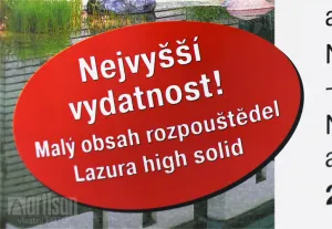 OSMO Jednorázová lazúra HS 0.005 l Orech 9261 vzorka