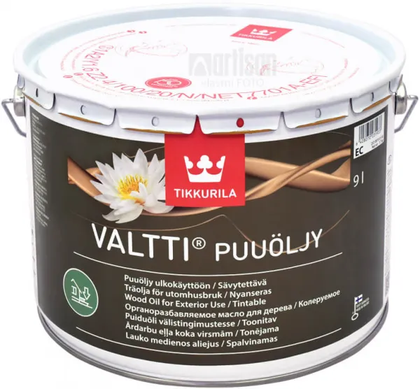 TIKKURILA Valtti wood oil - olej na terasy a nábytok 9 l Yö 5086