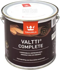 TIKKURILA Valtti Complete - matná tenkovrstvová lazúra s ochranou proti UV žiareniu 2.7 l Vasa 5080