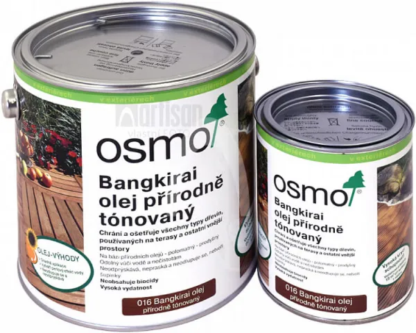 OSMO - Farebný terasový olej (vzorka) 016 - bangkirai tmavý (prírodne sfarbený) 0,005 L