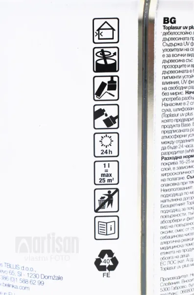 BELINKA Toplasur UV Plus - silnovrstvová lazúra 5 l Orech 16