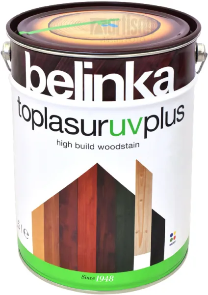 BELINKA Toplasur UV Plus - silnovrstvová lazúra 5 l Orech 16